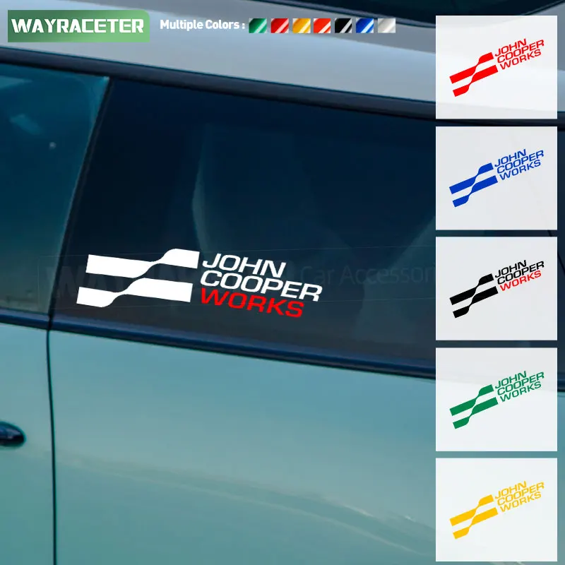 

Car Window Sticker Rear Windshield Decal For MINI JCW 2024 F66 John Cooper Works F65 F67 J01 Countryman U25 Aceman J05 2025 2026