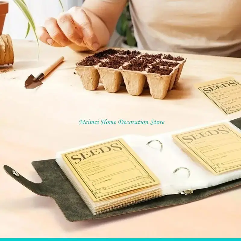 

H7BF Premium Storage Solution With 50 AutoSealing Envelopes and Durable PU Leather Design Suitable for Long Term Use