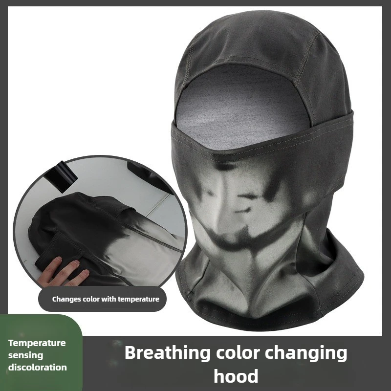 

Thermo Chromic Outdoor Cycling Mask Heat Activated Color Change Fashion Gradient Design Breathable Fabric Universal Fit