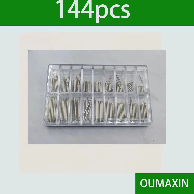 Uhr Ohr Reparatur Werkzeug Ohr Ohr Ohr Uhr Zubehör Armband Frühling Nadel Voller Stahl Ohr 1,5mm 144 stücke