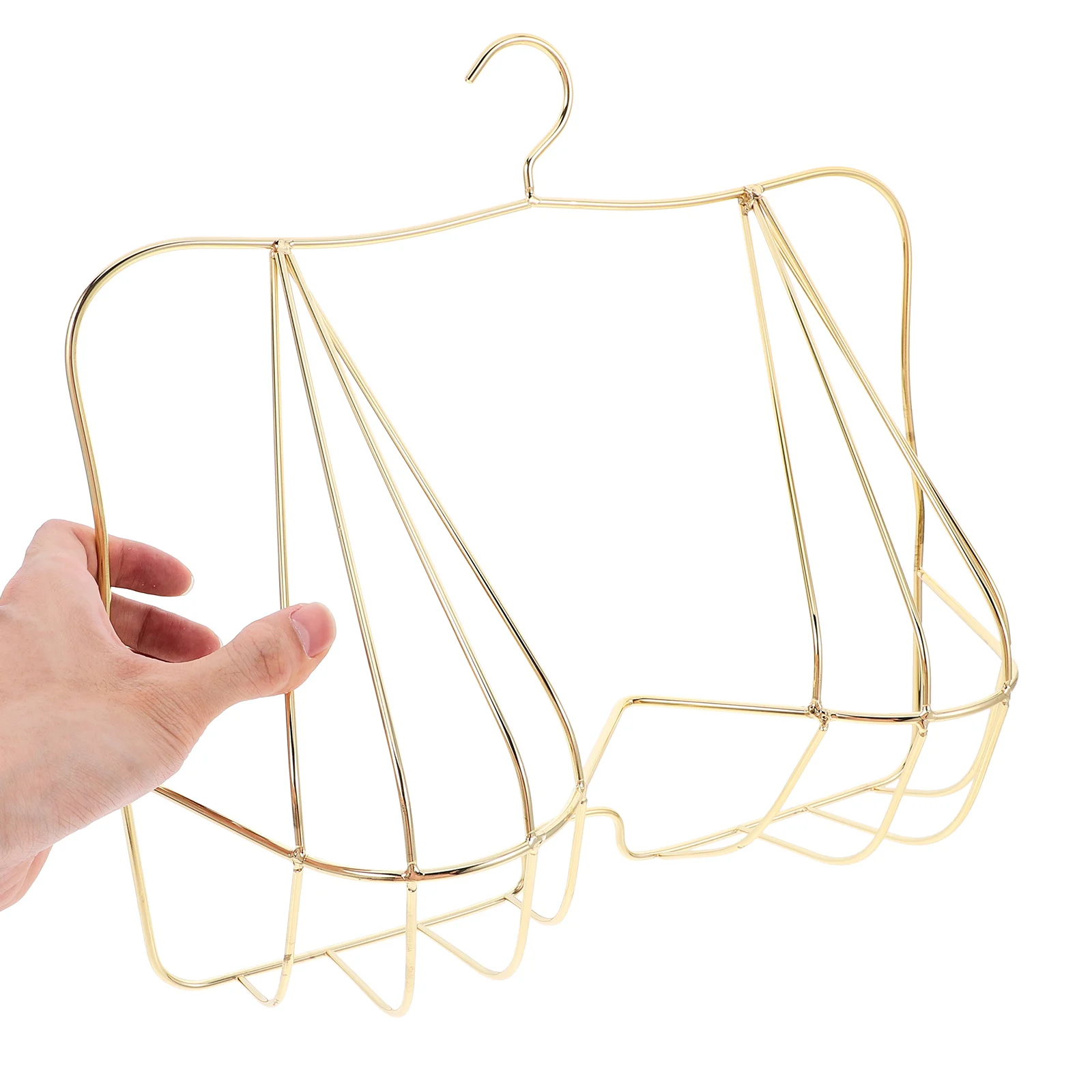 

Golden Bra Body Shape Display Hanger Indoor Clothes for Clothing Hangers Travel