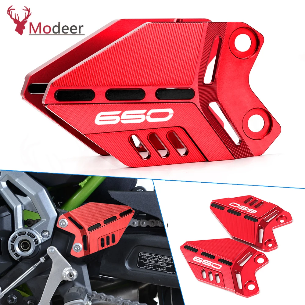 

For Kawasaki Z650 Z650RS Z 650RS Z 650 RS Motorcycle Aluminum Accessories FootPeg Footrest Rear Set Heel Plates Guard Protector