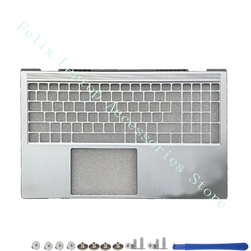 Imagem -03 - Tampa Traseira Lcd para Dell Inspiron 15plus 16plus 7510 7610 Escudo Prateado 0165k0 Novo