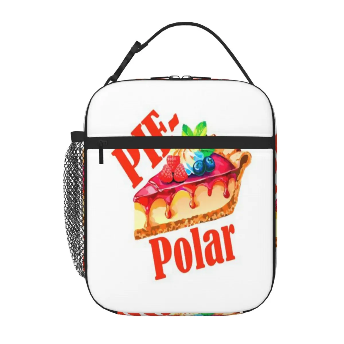 Hot Sale Pie-Polar Patchwork Insulated Food Bag Seaside Lunch Travel Lunch Bag