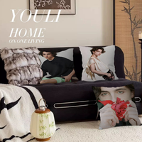Timothee Chalamet Maple Design Cushion Cover Happy Autumn Harvest decor Holiday Decorati Pillow Cover