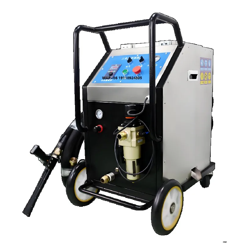 New High Pressure Dry Ice Blasting Machine for Car Detailing and PCB Cleaning