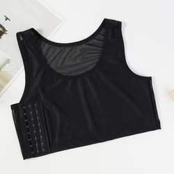 Women Breast Binder Tomboy Corset Trans Vest Side Buckle Short Top Binder Transboy Chest Tomboy Wrap Bandage Underwear