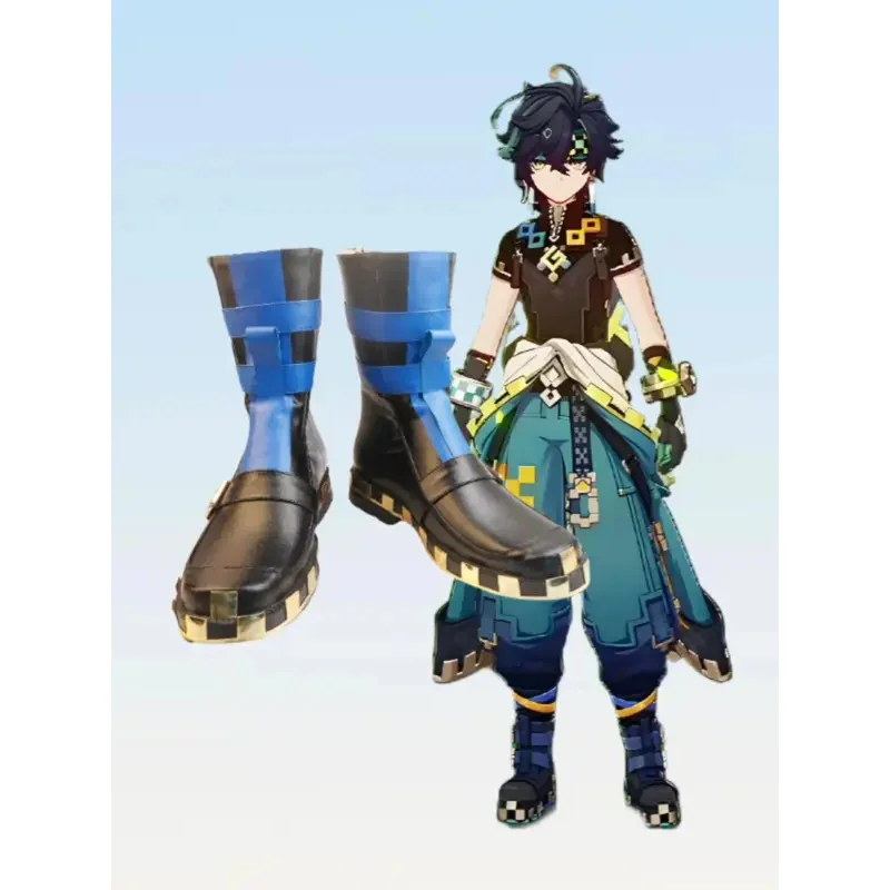 Игра Genshin Impact Kinich, обувь для косплея, ботинки Kinich, наряд для косплея на Хэллоуин, реквизит для ролевых игр, настройка для взрослых