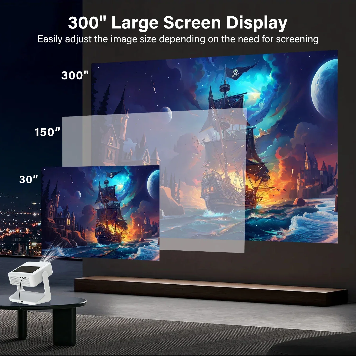 Projector 4K Outdoo… - image