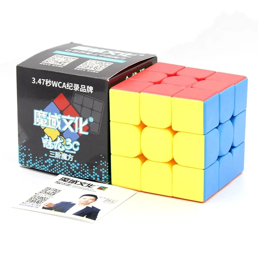 Moyu Cubing Classroom Meilong 3/3C 3x3 Magic Stickerless 3 Layers Speed Magic Cube Professional Puzzle Toys for Children