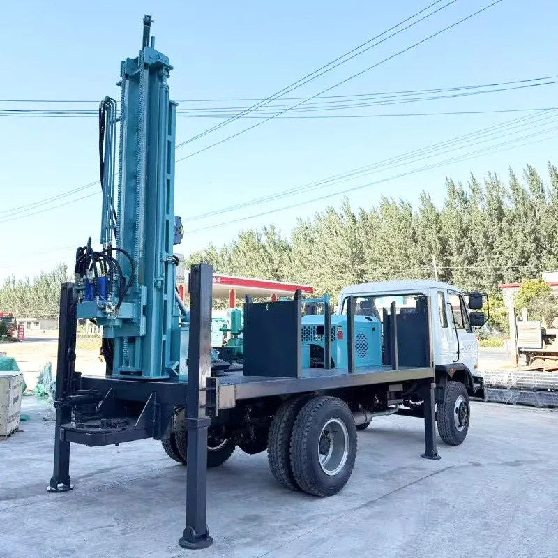 High-Efficiency 100m 300m Meters Truck Mounted Borehole Drilling Machine for Water Well Bore Hole Drilling Rig
