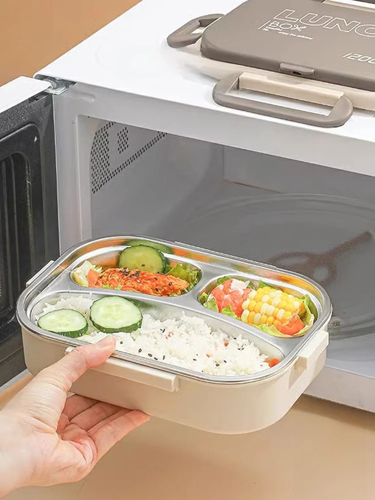 

Термос-ланчбокс Jojos L P из нержавеющей стали, подходит для микроволновки, для офисных работников, для катания на роликах, простой, универсальный.