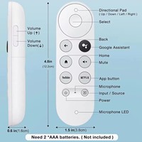 Voice remote for Google, easy to set up and use