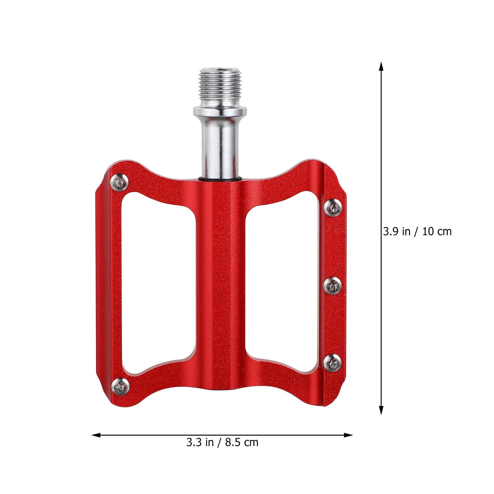 

1Pair Waterproof Anti Rust Bike Pedals Lightweight Hollow Design for Smooth Riding Bike Pedals Platform Flat Pedal
