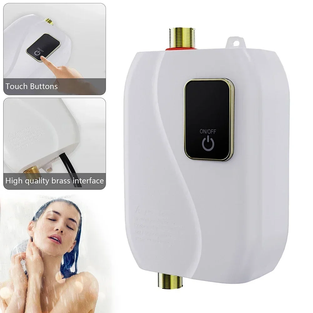 

Electric Tankless Instant Hot Water Heater Boiler For Kitchen Bathroom Caravan Instant Water Heater Heating Home Improvement