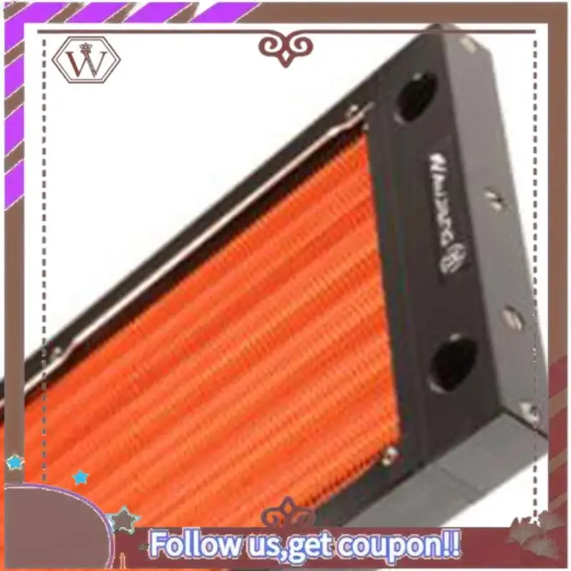 ABBG-17MM صف بارد جميع النحاس المبرد المبرد المائي 240 النحاس المياه المبردة النحاس صف الكمبيوتر الصرف السائل مبادل حراري