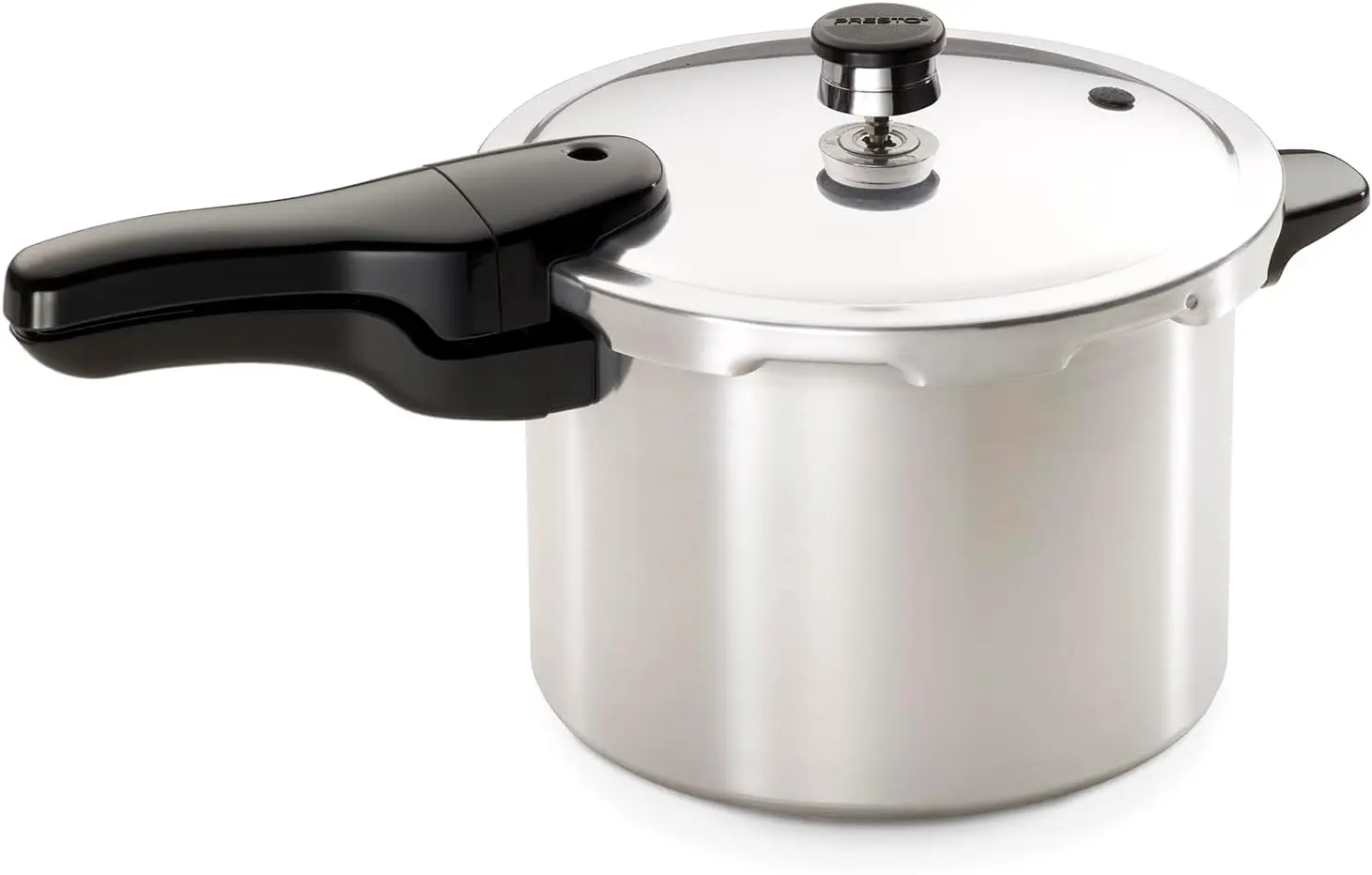 

6-Quart Aluminum Pressure Cooker, Silver - Fast Cooking for Meats & Vegetables, 12-Year Warranty