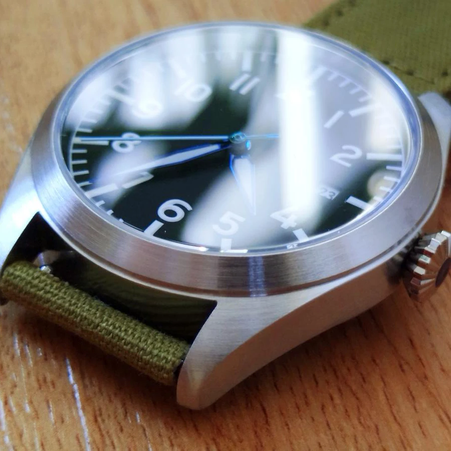 

Automatic Field Watches Men Mechanical Movement Miyota 8215 Stainless Steel Case Military Timepieces Army Pilot Wristwatch