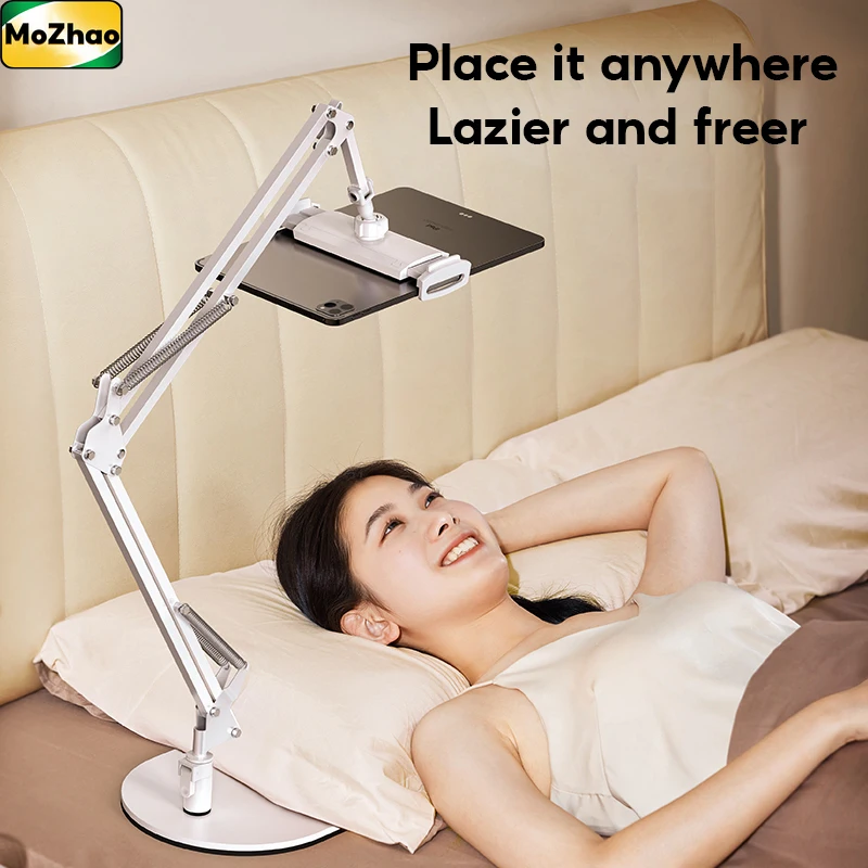 MoZhao Lazy Stand Phone Stand Tablet Stand Bed Desktop Live Broadcast Phone Holder IPad Support Stand Floor-standing Cantilever