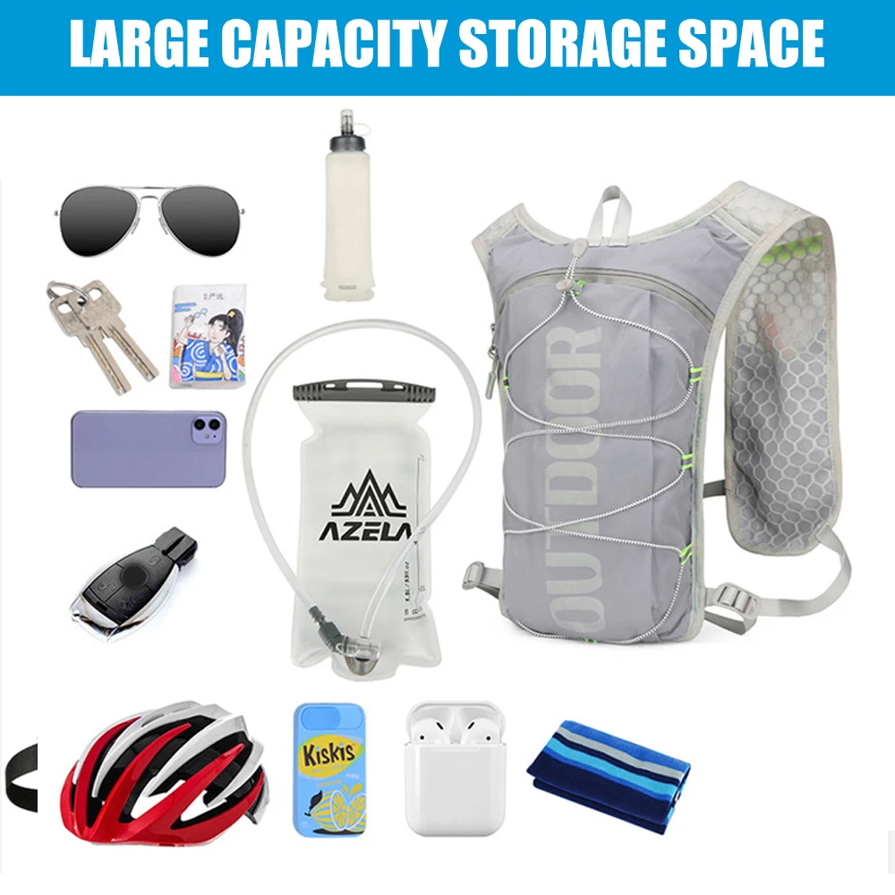 1pcs  Running Hydration Vest Backpack,Lightweight Water Backpack,Hydration Backpack Running Vest for Hiking Biking