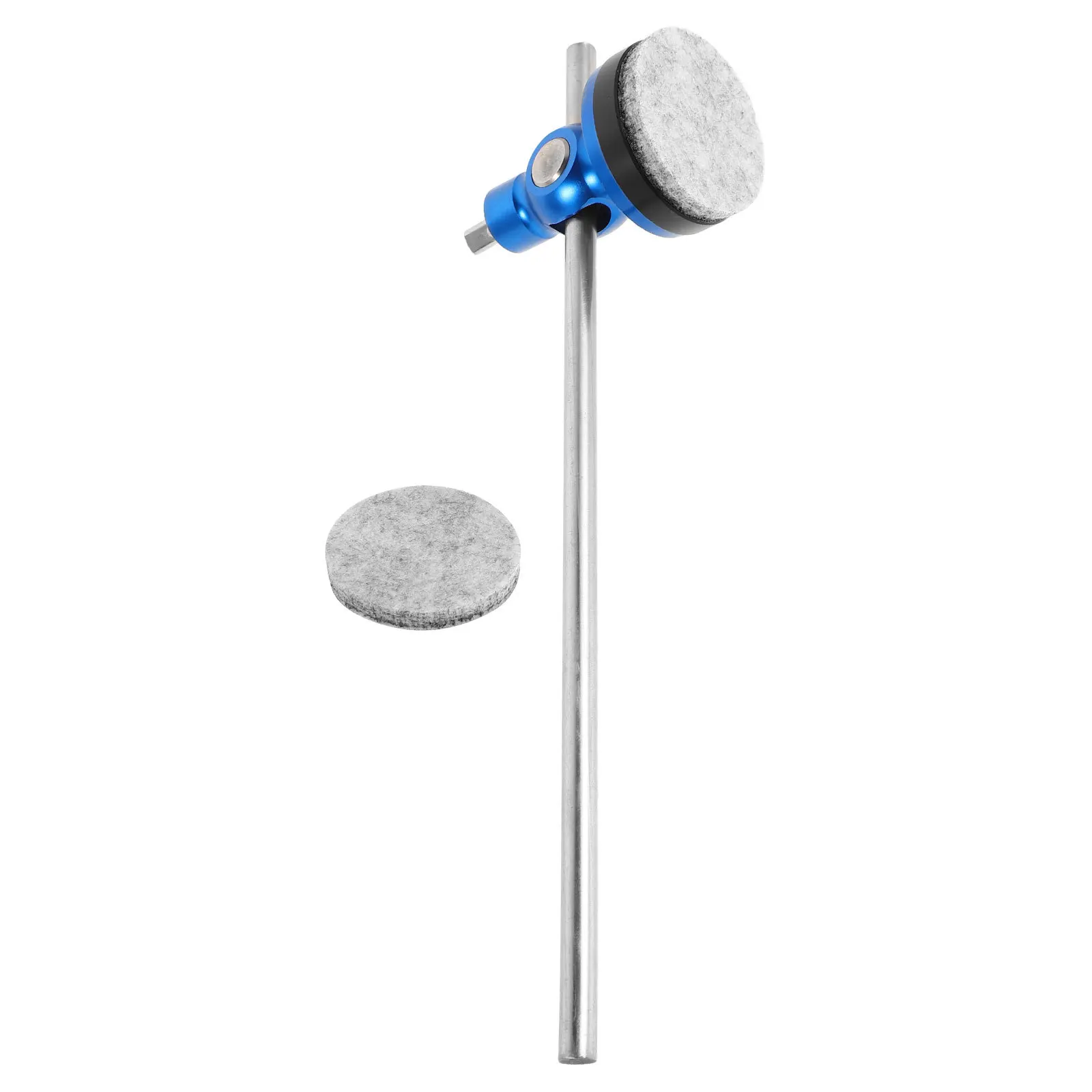 

Jazz Pedal Kick Drum Beater Replace Percussion Instrument Accessory Blue Fitting Replacement Part Hammer