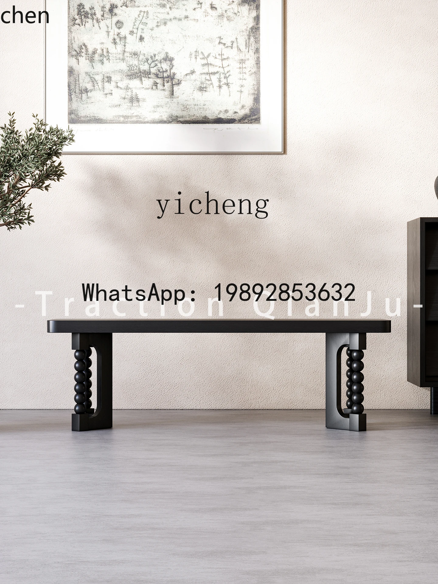 YFY  Solid Wood Bench for Home Use, Shoe Changing, Living Room, Dining Table, Dining Chair, Long Bench, Bed End Stool