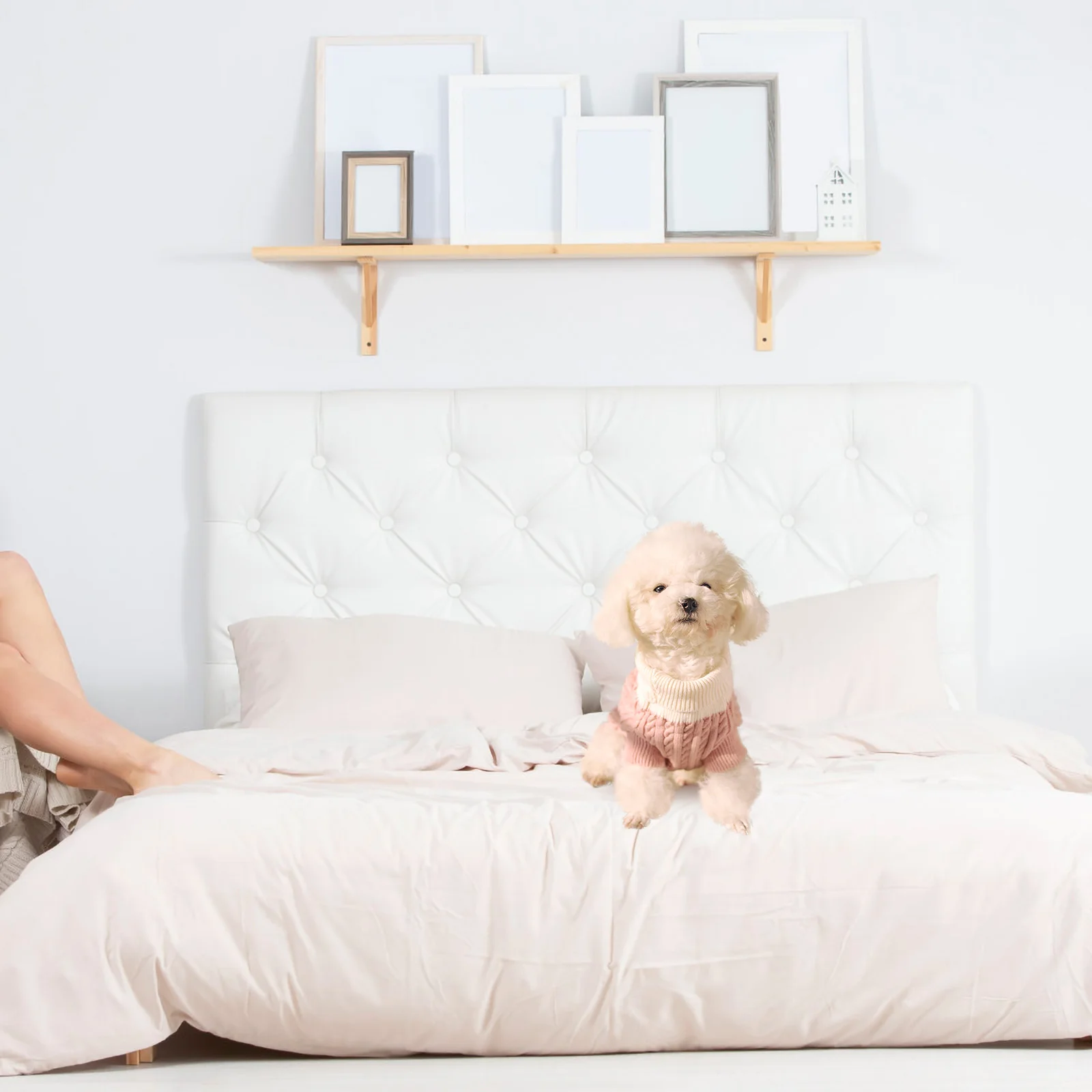 

1Pcs Dog Sweater Winter Warm Pet Outfit Turtleneck Puppy Costume for Small Dogs Festival Gift Idea Comfortable