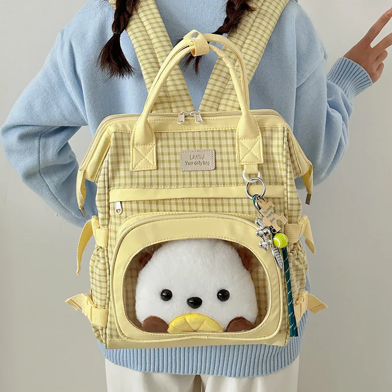 Japanese Style Kawaii Itabag For Dolls Large Mommy Diaper Bags New Nylon School Bags For Teenage Girls Tote Shoulder Bag