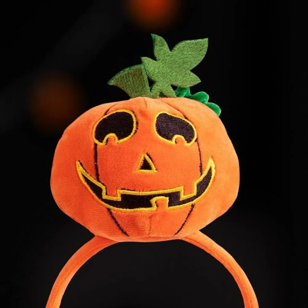 

Funny Pumpkin Halloween Headband Skeleton Bat Halloween Hair Hoop Ghost Halloween Decor Catoon Hairband Girls/Children