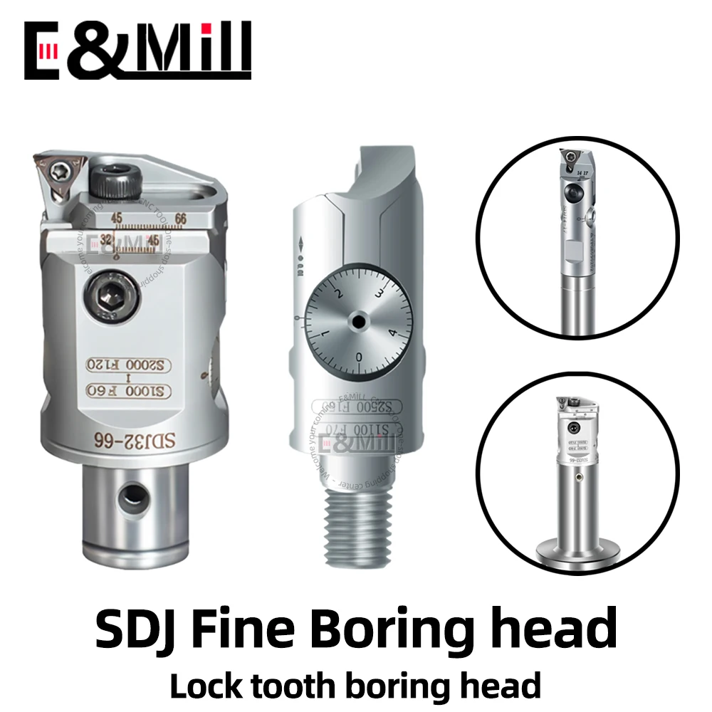 

SDJ Fine Tuning Fine Boring Tool Head LBK CBK EWN Lock tooth Thread Small Aperture Boring Hole SDJ10 SDJ12 14 SDJ16 EWN20 25 32