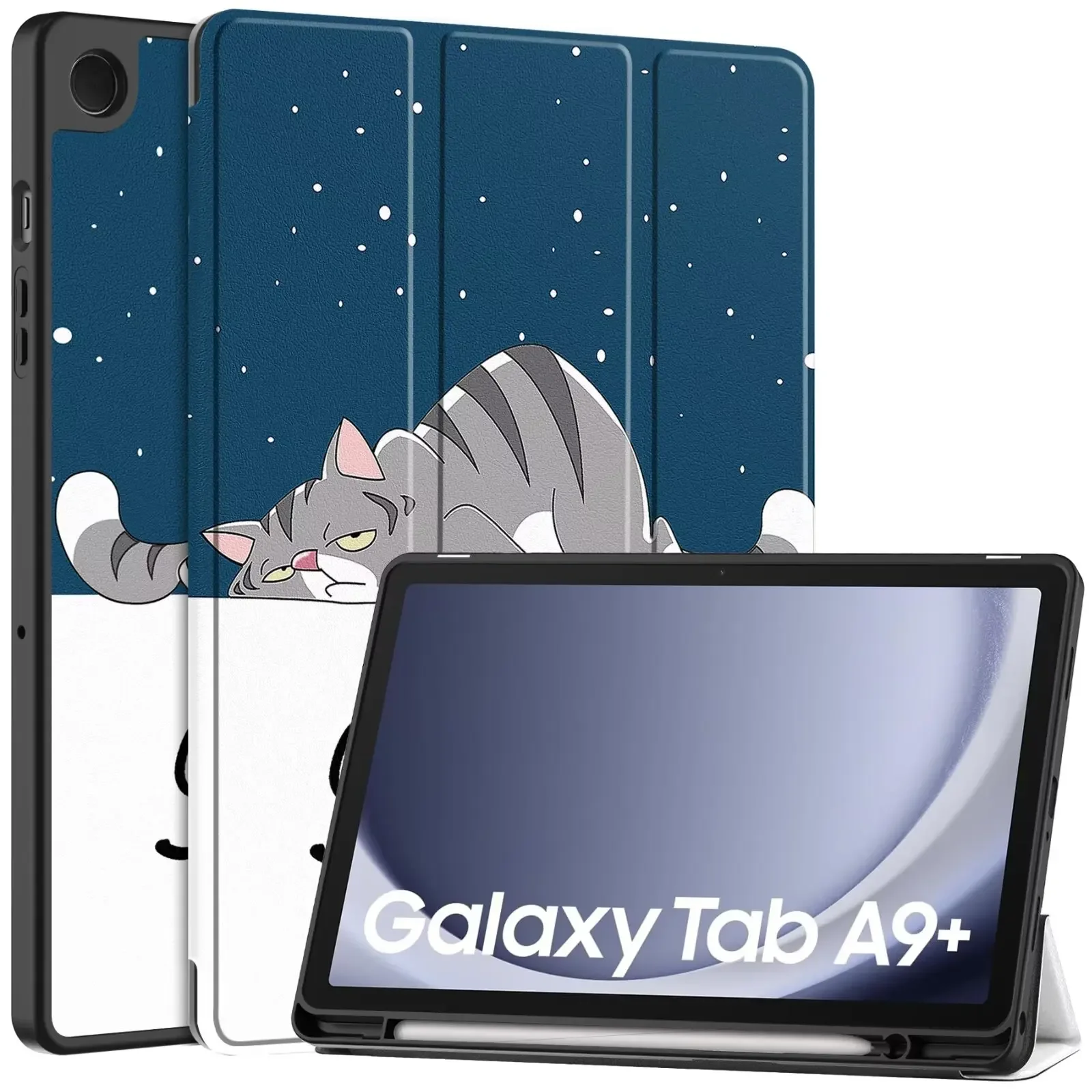 

Чехол для Samsung Galaxy Tab A9 8,7 дюйма A9 Plus 11 дюймов, 2023, складная задняя крышка с подставкой для Galaxy Tab А9+, 2023 SM-X210 X216, чехлы для планшетов