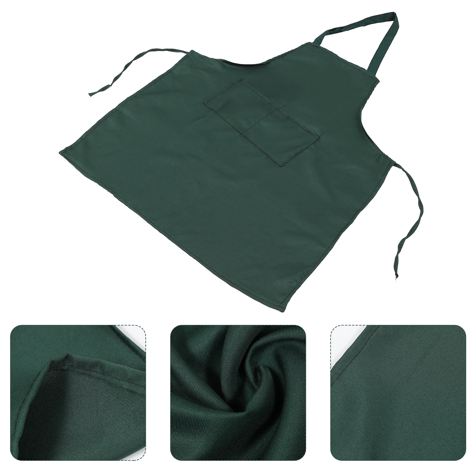 

2 Pockets Adjustable Apron Kitchen Cooking Bib Chef Bibs Commercial Men and Women