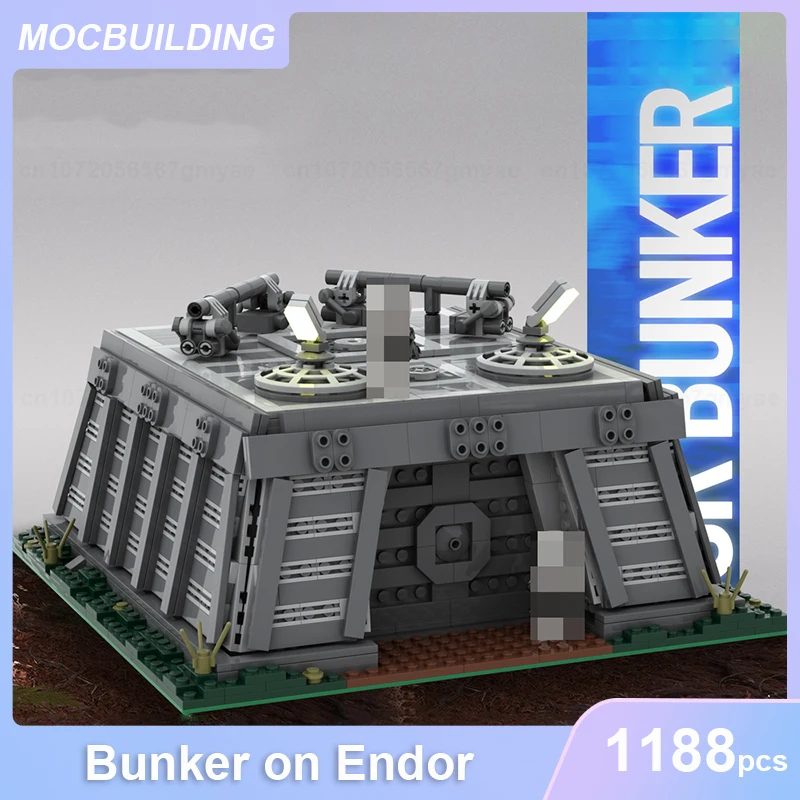 

Bunker on Endor Architecture Model MOC Building Blocks DIY Assemble Bricks Educational Creative Collection Toys Gifts 1188PCS