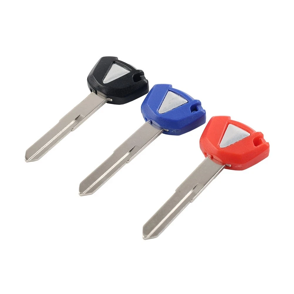 Motorcycle Uncut Blade Blank Key For Kawasaki Vulcans Versys 650 1000 EX400 ER650 EX650 ZX1000 SX ZX10RR ZX1000 ZX14R ZX1400
