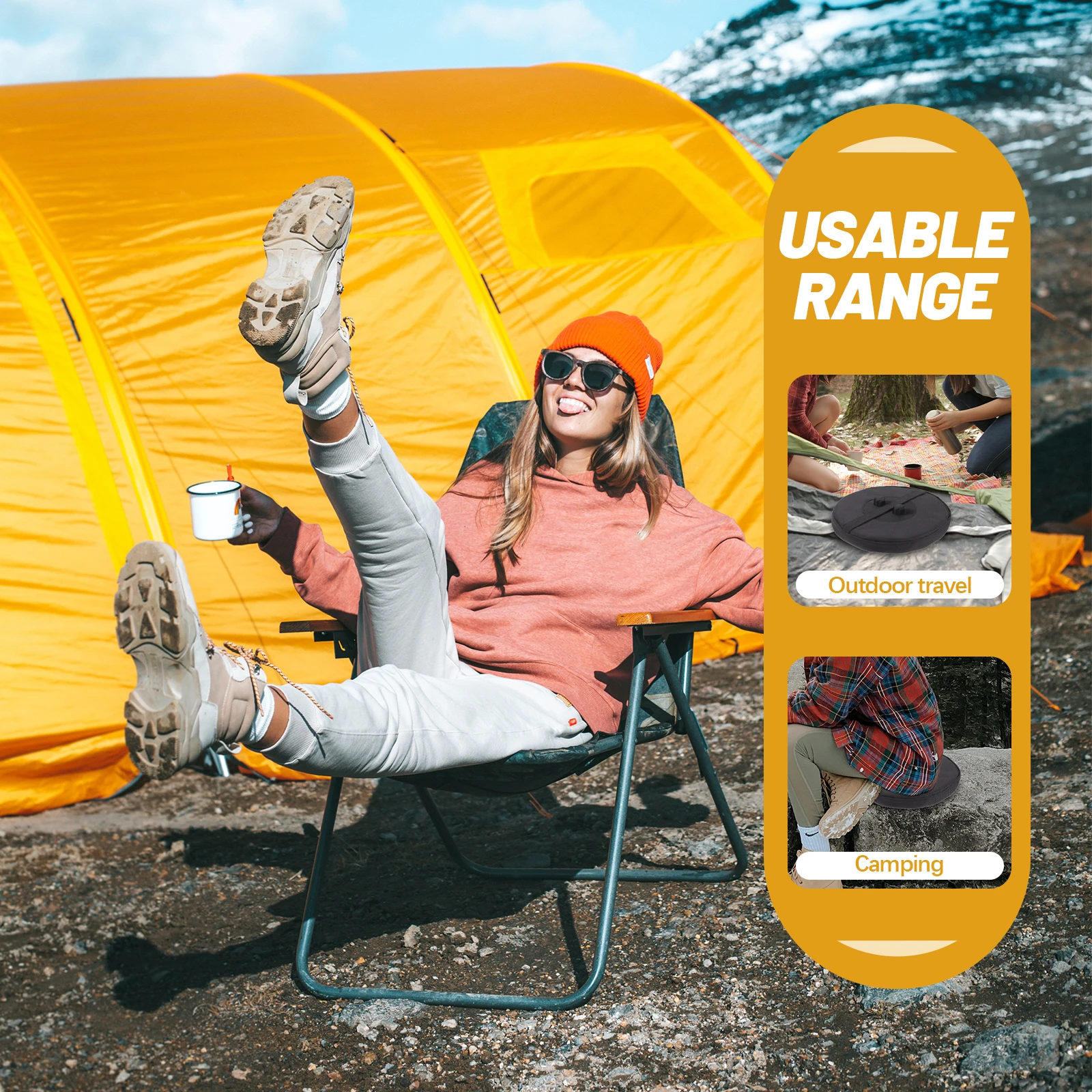 

Telescopic Stool Cushion Lightweight Collapsible Extendable Portable Adults Outdoor Camping Fishing Household Chair Pad Storage