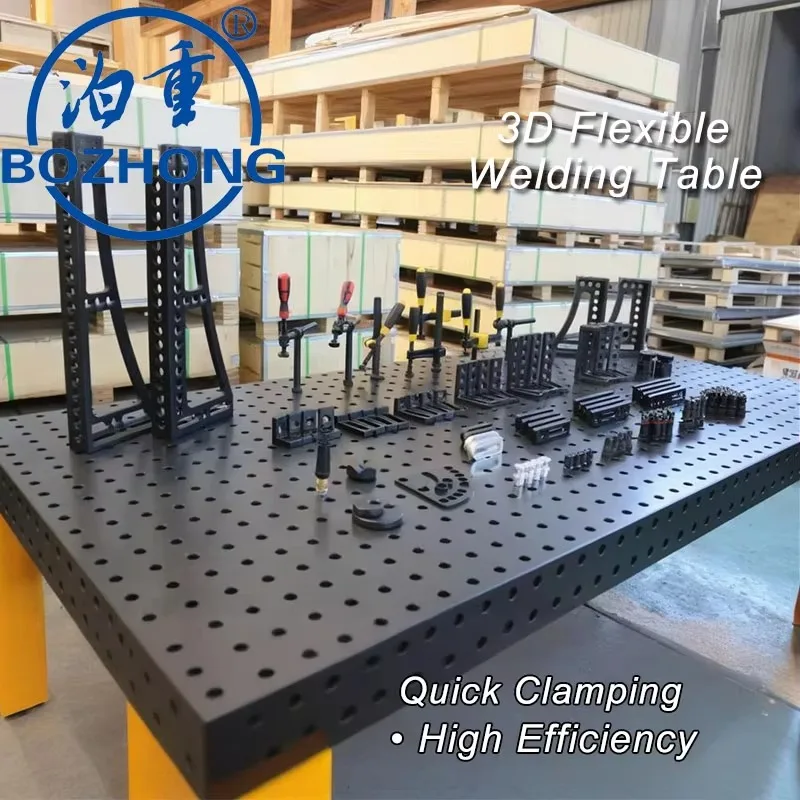 D28 1200x1000x200mm 3D Modular Welding Table Heavy Duty Steel Workbench for Automotive Industry