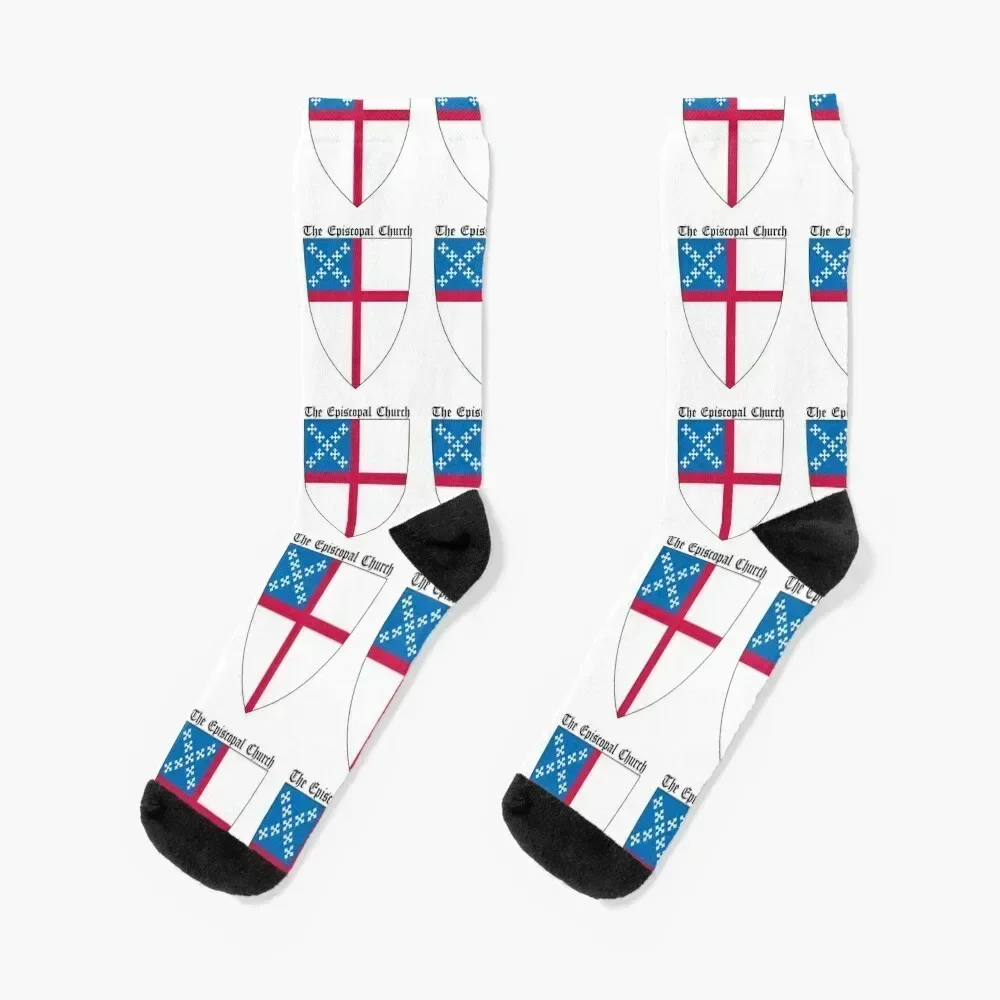 

The Episcopal Church Shield Small Design Socks aesthetic moving stockings warm winter Rugby Socks Men Women's