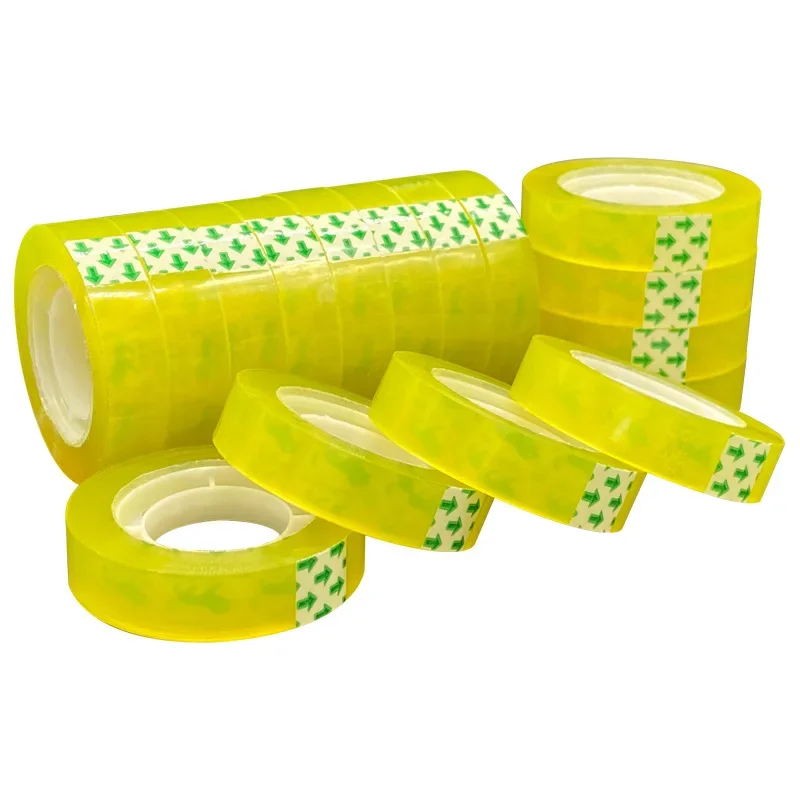 Stationery Tape Width 0.8* Length 30 Office Flower Tape Student Stationery Transparent Small Adhesive Easy To Carry