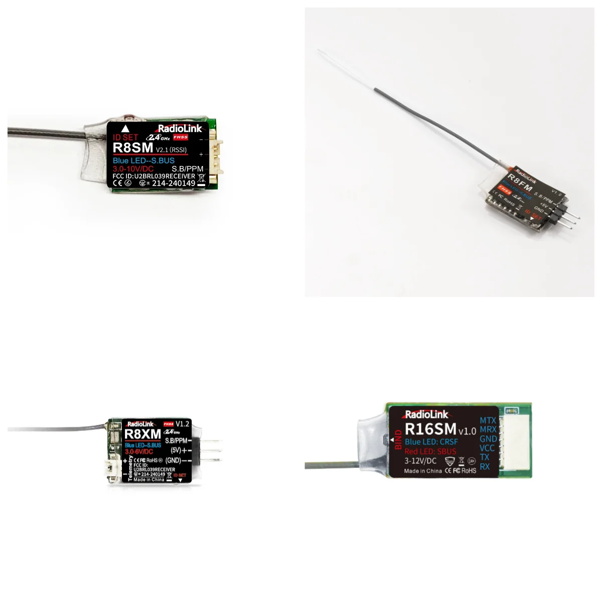 Radiolink Receiver R8EF/R8FM/R8SM/R8FG/R7FG/R6FG/R6F/R4FGM/R8XM/R12F