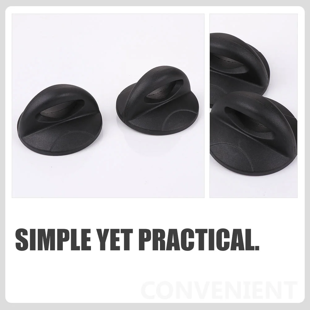 

4 Pcs Pot Lid Knobs Universal Cookware Cover Replacement Wear Resistant Plastic Small Kitchen Supplies Temperature Sturdy