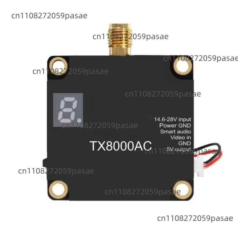 5.8G 8W launch TX8000AC image transmission ultra-long-distance FPV VTX crossing machine 96CH TBS