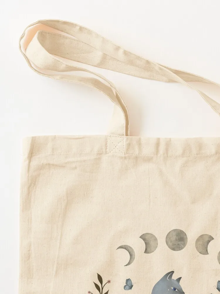 حقيبة كات أون ذا هيل، حقيبة صديقة للبيئة قابلة للطي، حقيبة لطيفة، حقائب تسوق من القماش قابلة للطي #3