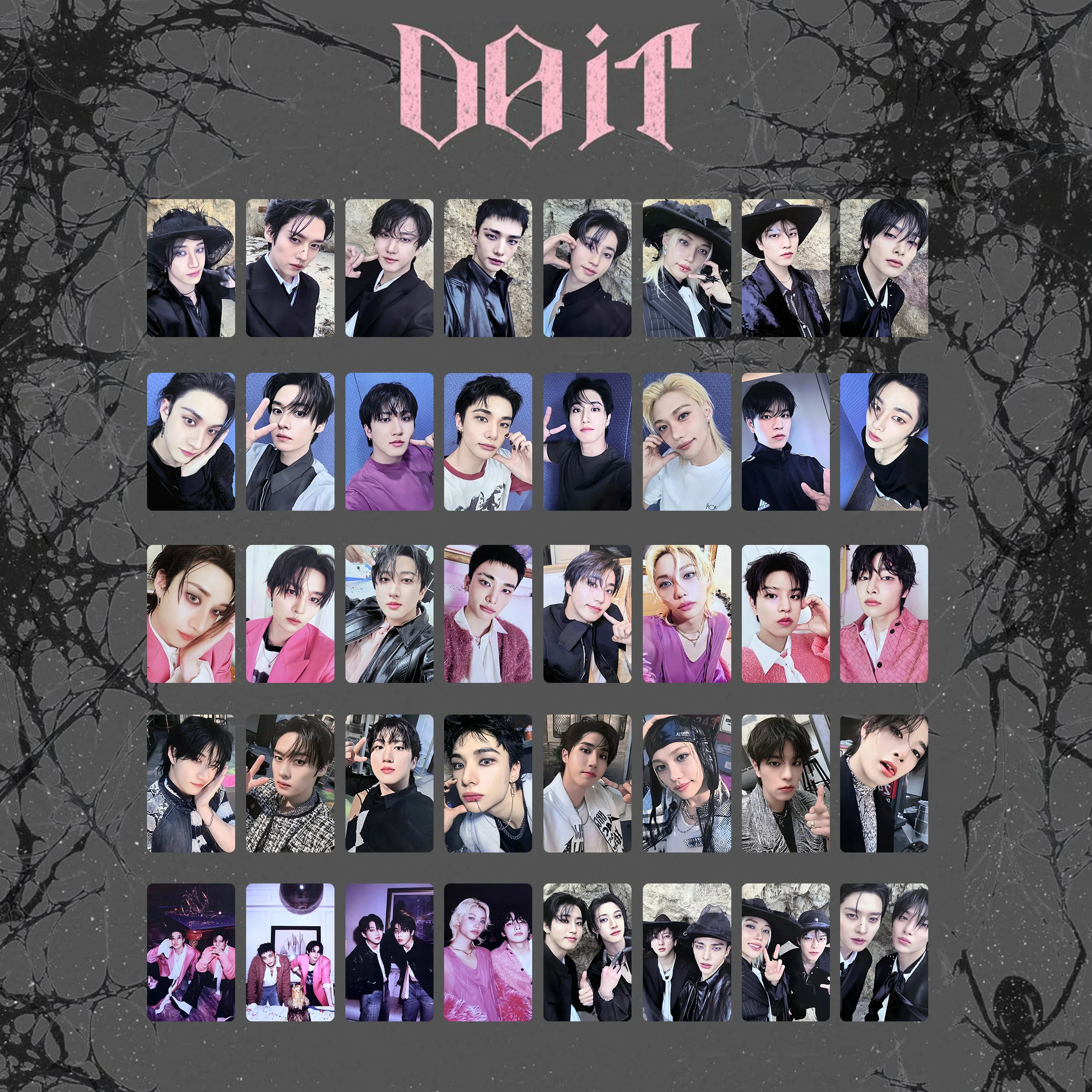 Artistic Lomo Cards KPOP Album Series Collectible Photo Cards Fashion KPOP Merchandise Fan Accessories
