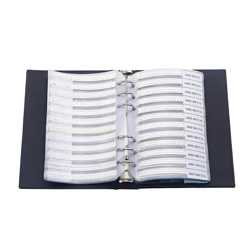 Smd Resistor Sample Book Kit 0402 0805 0603 1206 1% FR-07 177Values 0R-10M Chip Resistor Assortment Kit