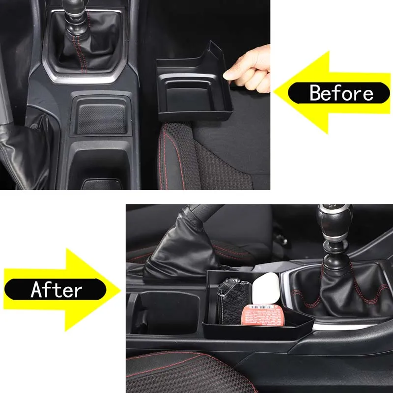 Car Center Console Gear Shift Panel Storage Box Organizer Tray For Subaru WRX Levorg 2022-2026 Stowing Tidying Car Accessories