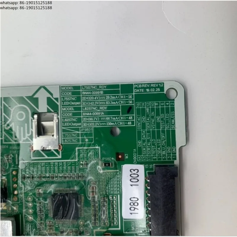 Parts for QA75Q70RAJ Power Supply BN44-00991A Constant Current Board BN44-00991B L75S7NC-RDY