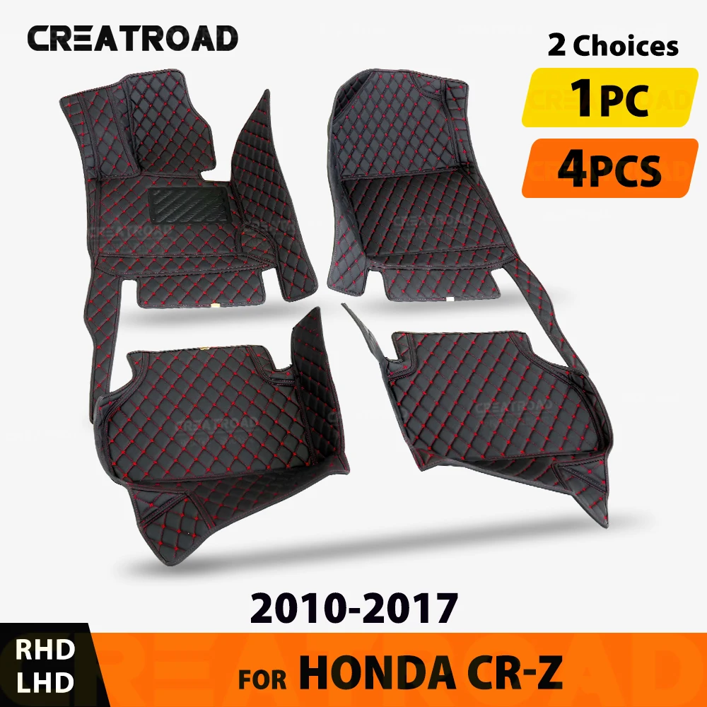 

Автомобильные коврики для Honda CR-Z 2010-11 2012 2013 2012 2013 2014 2015 2016 2017 Пользовательские подушечки для ног Ковровое покрытие Аксессуары для интерьера