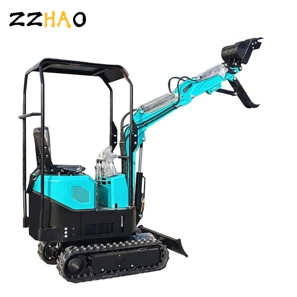 1 Ton Mini Excavator Digging Hydraulic Small Micro Digger Machine Prices for Sale