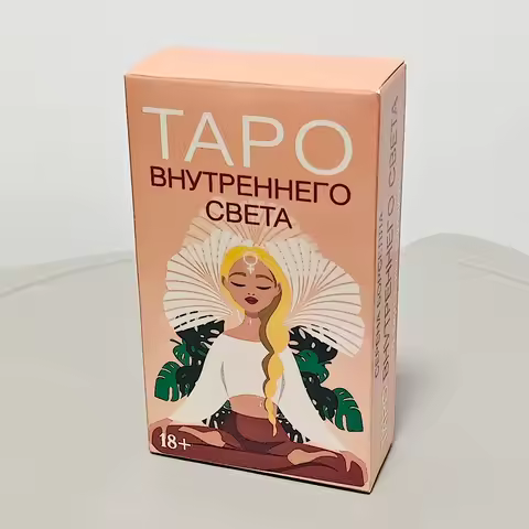 10.3*6cm Inner Light Tarot Deck In Russian Language 78 Pcs Tarot Cards Connect To The Radiant Light Inside Yourself