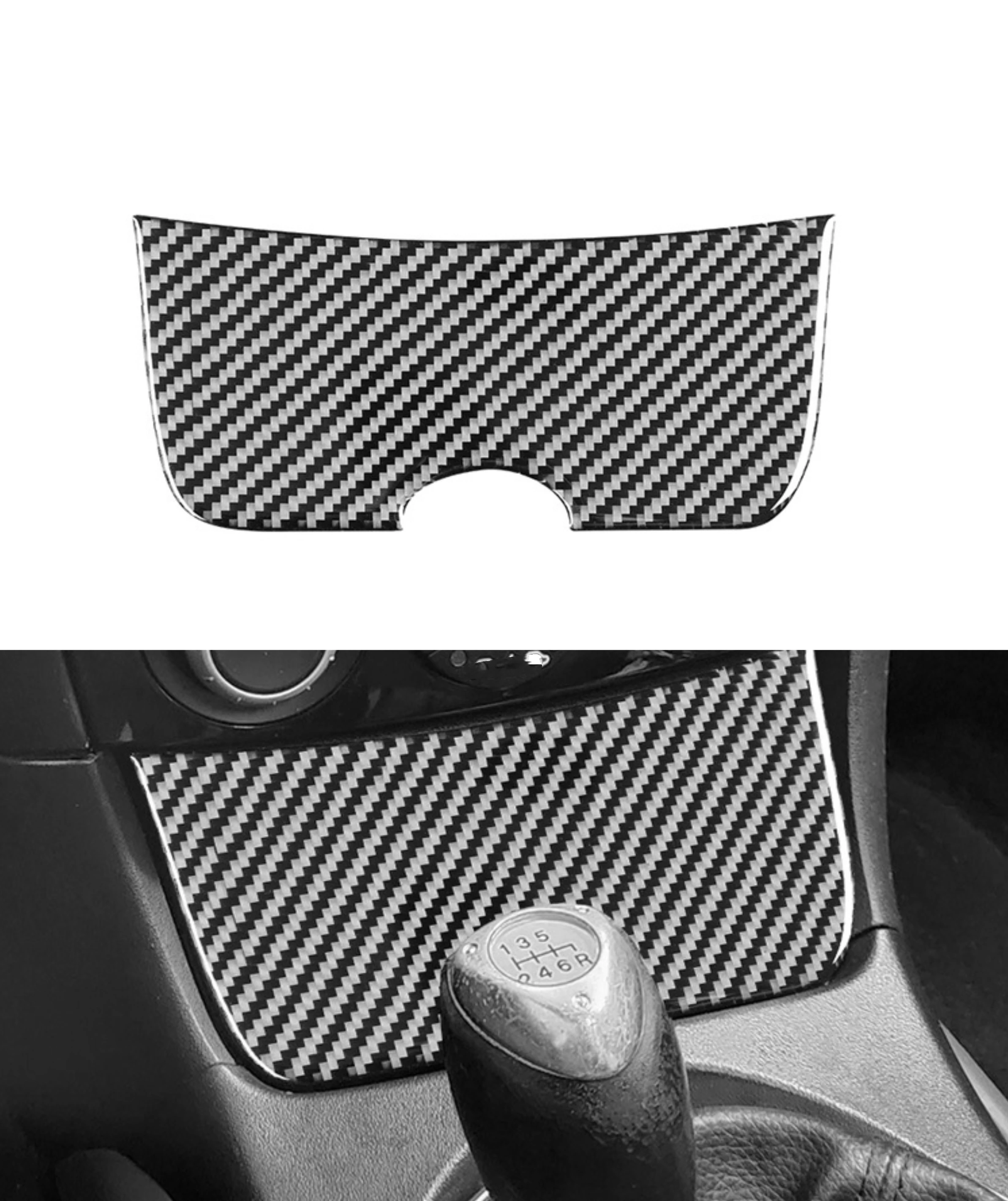 

Central Control Gear Shift Storage Box Panel Cover Sticker For Mazda RX8 RX-8 SE3P JM1FE 2004-2008 Carbon Fiber Car Accessory